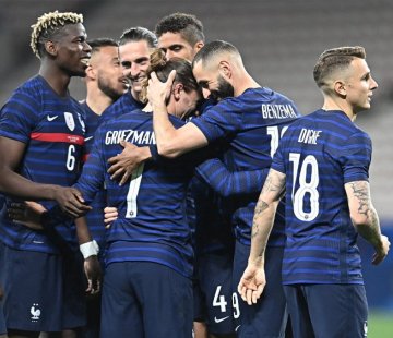 Les bleus viennent de marquer un but