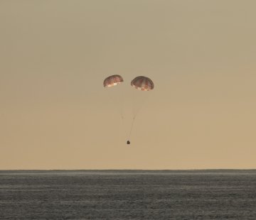SpaceX - Capsule retour sur terre