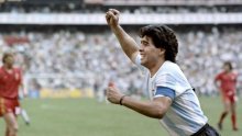 Photo de Maradona en maillot argentin en 1986
