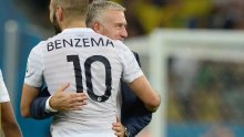 Karim Benzema avec Didier Deschamps